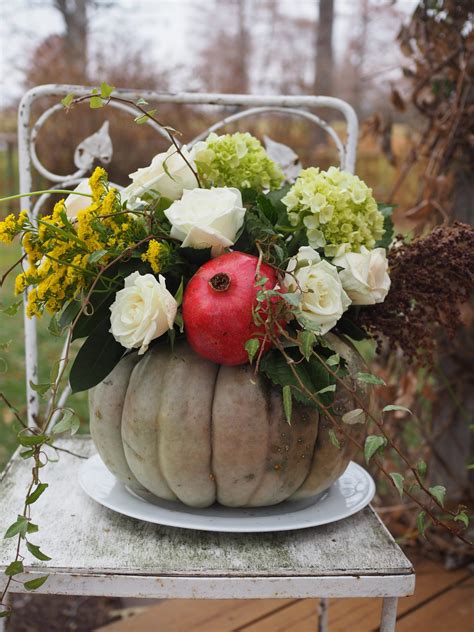 Thanksgiving Pumpkin Centerpieces — Château House