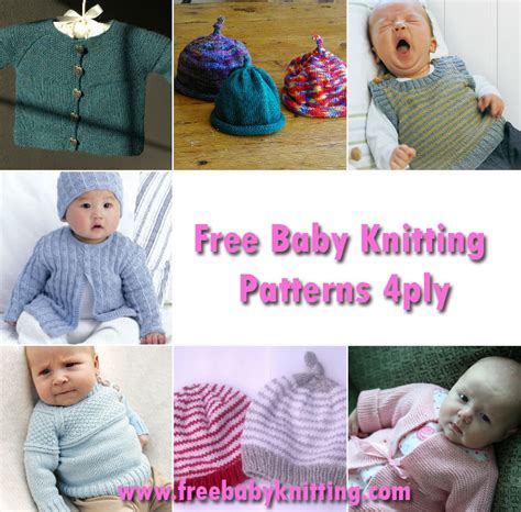 Free Baby Knitting Patterns 4ply - Free Baby Knitting