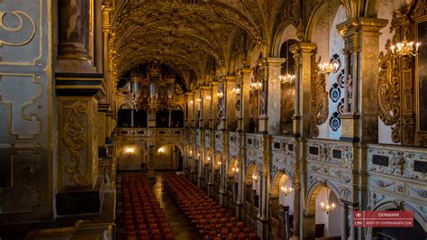 Near Copenhagen. Great Hall in Frederiksborg Castle in Hillerød