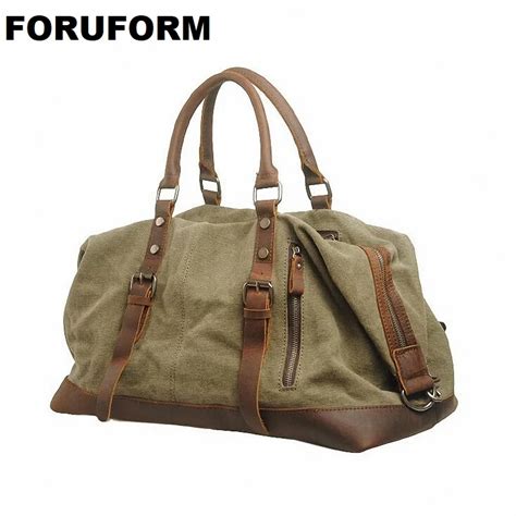 Fashion Canvas Travel Multifunctional Large Crossbody Bags Single Shoulder Travel Duffel Bag Men ...