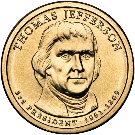 Archivo:Thomas Jefferson Presidential $1 Coin obverse.png - Wikipedia, la enciclopedia libre