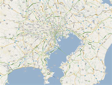 Tokyo Metropolitan Area road map | Tokyo road map, courtesy … | Flickr