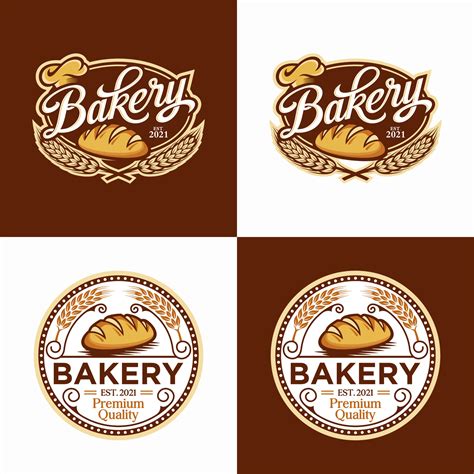 Vintage Retro Bakery Logo Design Vector Template 6117078 Vector Art at Vecteezy