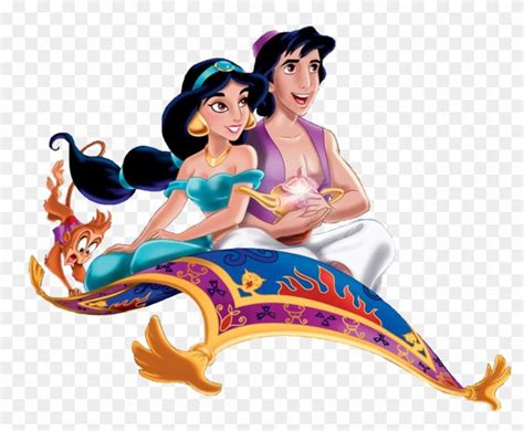 Find hd Aladdin Alladin E Jasmine 4 Png - Aladdin Ce Rêve Bleu ...