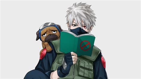 1920x1080 Resolution Kakashi Hatake and Pakkun 1080P Laptop Full HD ...