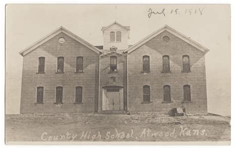 Rawlins County High School, Atwood, Kansas - Kansas Memory - Kansas Historical Society