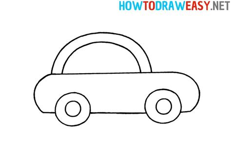 How to draw a car for kids – Artofit