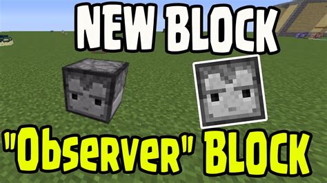 Minecraft 1.10 Update - NEW BLOCK! "Observer Block" Piston Type Block - Pocket Edition (MCPE 0. ...