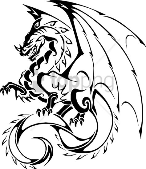 Dragon Outline Drawing | Free download on ClipArtMag