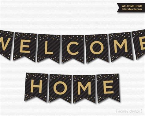 Welcome Home Banner Printable | contosdanoiva