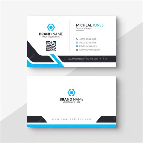 Premium PSD | Creative business card template