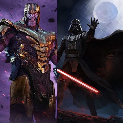 Thanos(MCU) Vs Darth Vader | Battle Arena Amino Amino