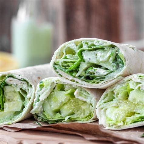 Cucumber Wraps with Green Goddess Dressing - A Seasoned Greeting