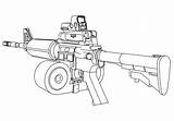Coloring Pages Of Machine Guns sketch template