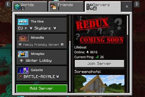 Free Minecraft Bedrock Edition Server Hosting