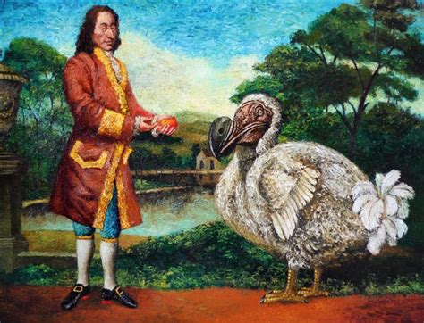 Blaise Pascal and a Fossil Dodo, 2017 - Alexander Roitburd - WikiArt.org