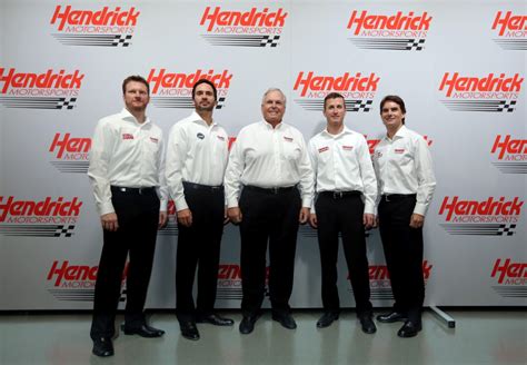 Mr. Rick Hendrick with his 4 Drivers Kasey & Jeff , Dale & Jimmie ...