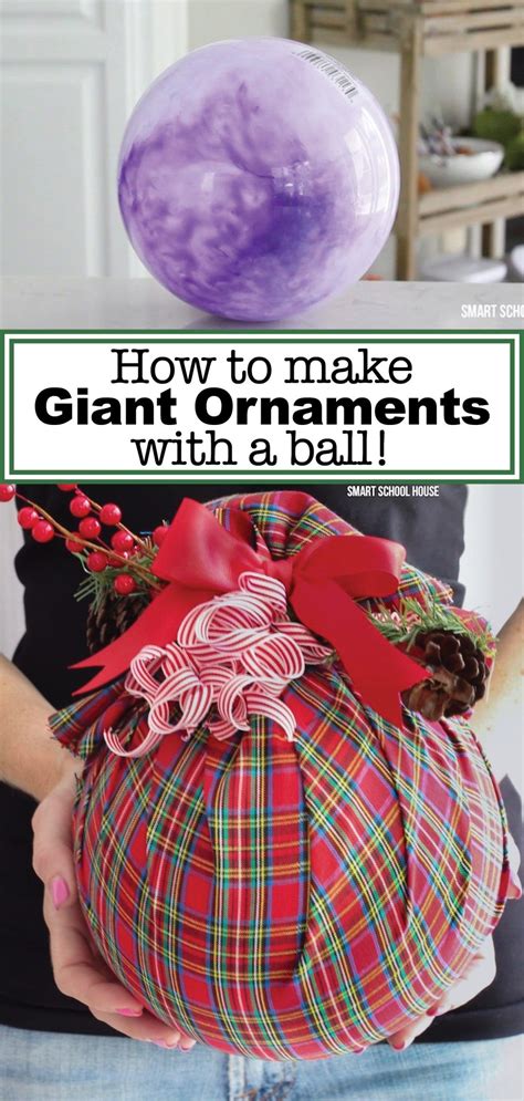 How to Make Giant Ornaments With a Ball | Christmas ornaments diy kids, Diy christmas ornaments ...