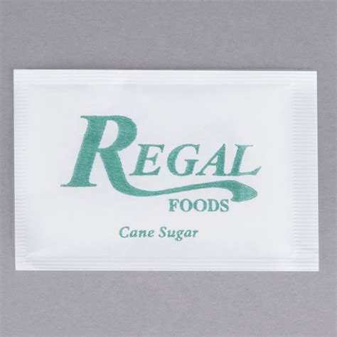 Regal 2.8 Gram Cane Sugar Packet - 2000/Case