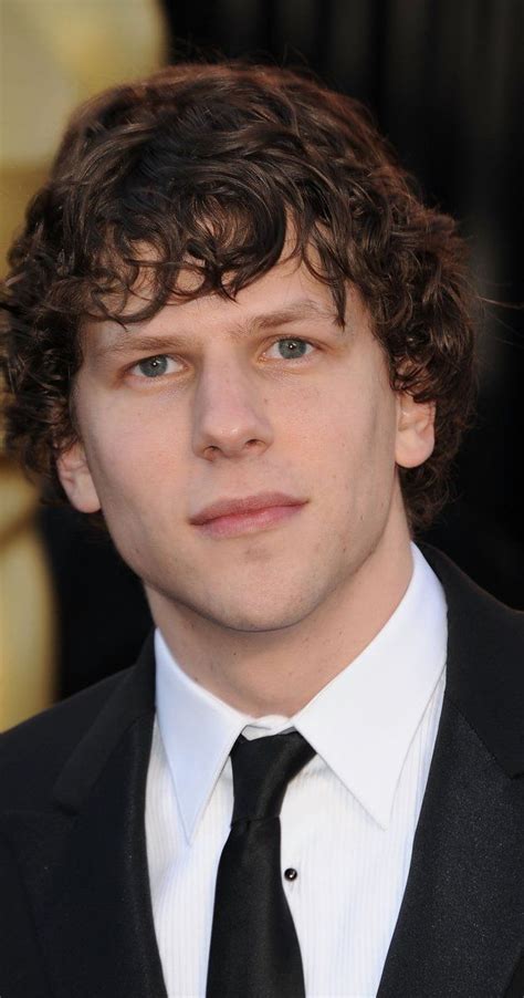 Jesse Eisenberg, Actor: The Social Network. Curly haired and with a ...