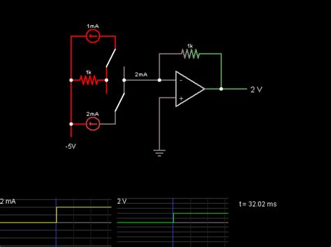 Current-to-Voltage Converter - Online Circuit Simulator