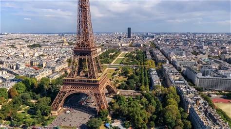 Paris Vista aérea torre eiffel - YouTube