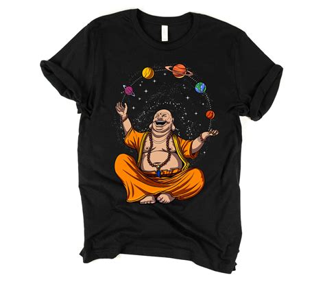 Buddha Space T-Shirt Zen Yoga Meditation Shirts Buddhist | Etsy ...