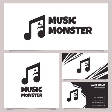 Music Monster Logo Design and Business Template 7920564 Vector Art at ...