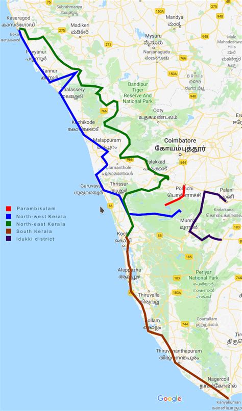 Road Map Kerala - Hayley Drumwright