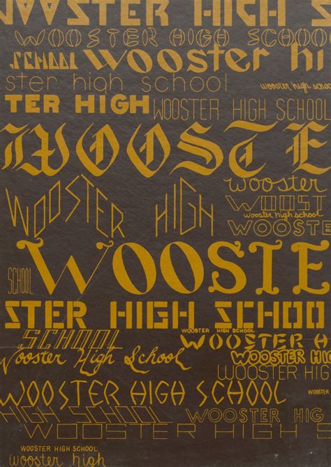 1976 yearbook from Wooster High School from Wooster, Ohio for sale