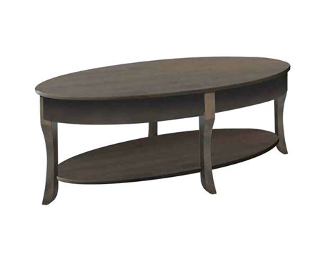 Amish-Made Regal Oval Coffee Table | HomeSquare Furniture