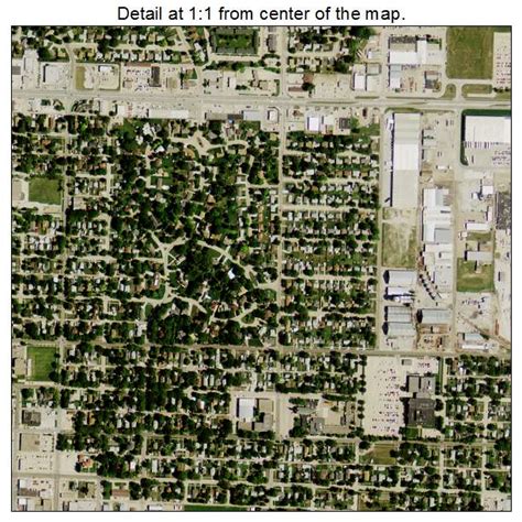 Aerial Photography Map of Columbus, NE Nebraska