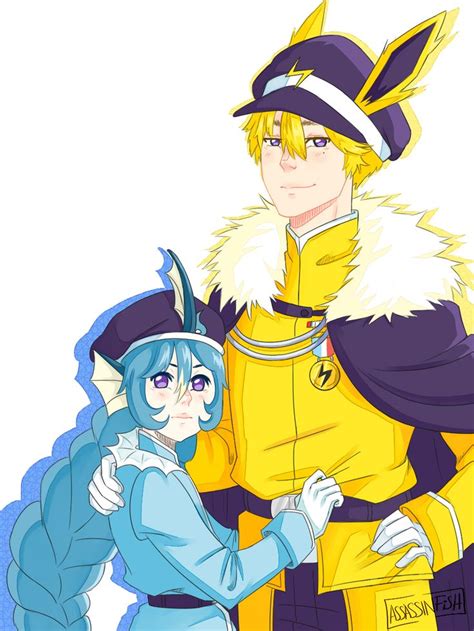 Jolteon and Vaporeon | Pokemon gijinka, Anime, Pokemon