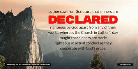 Luther: Justification by Faith Alone - Cruciform Press