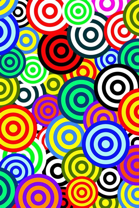 an image of many different colored circles