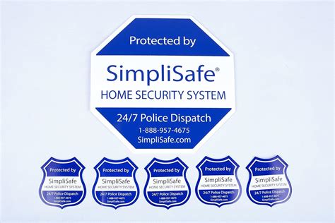 new SimpliSafe Home Security System Sign Combo Set Yard Sign x1 Window ...