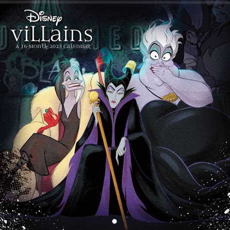 2023 Disney Villains Wall Calendar in 2023 | Disney villains, Villain, Disney