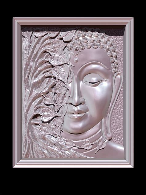 Buddha Wall Decor 3D model 3D printable | CGTrader