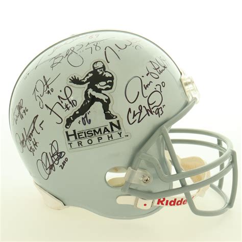 Heisman Trophy Winners Full-Size Helmet Signed by (11) with Paul ...