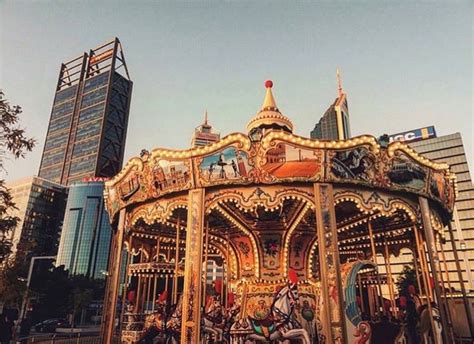 Elizabeth Quay Carousel | A traditional Venetian Carousel located at ...