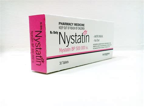 Nystatin Oral Tablets 500,000 I.U– Manufacturers – Taj Pharma ...