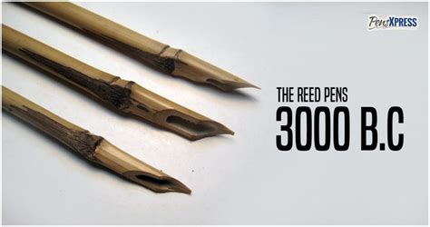 Did you know? The first type of pen was found in 3000 B.C #Facts #pens ...