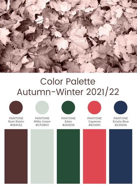 Beautiful Work Pantone Winter Colors Colour 2019 Fashion