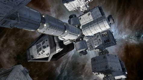 Soaring INTERSTELLAR Spaceship Concept Art by Steve Burg « Film Sketchr