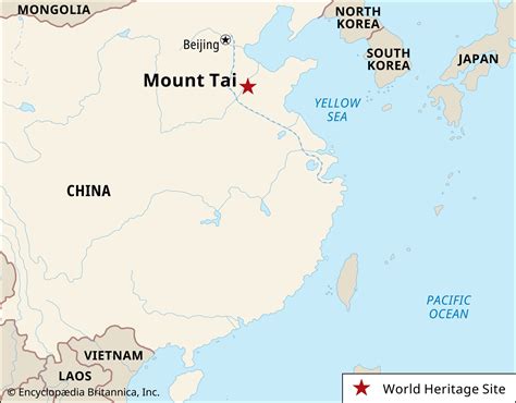 Mount Tai | China, Map, Sacred Mountain, UNESCO World Heritage Site ...