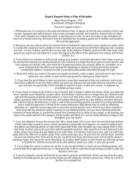 (PDF) Roger’s Rangers Rules - DOKUMEN.TIPS