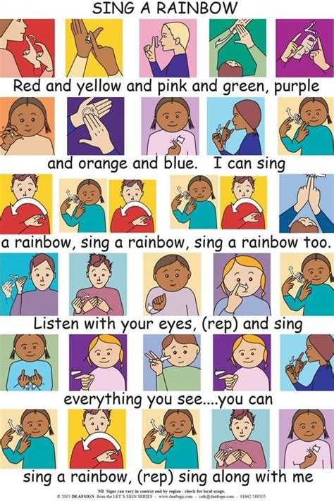 Sign Language Colors Printable - Printable Word Searches