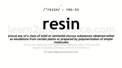 Resin Meaning