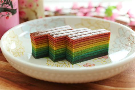 Rainbow Kueh Lapis | Bakeshop Singapore | Whisk & Fold