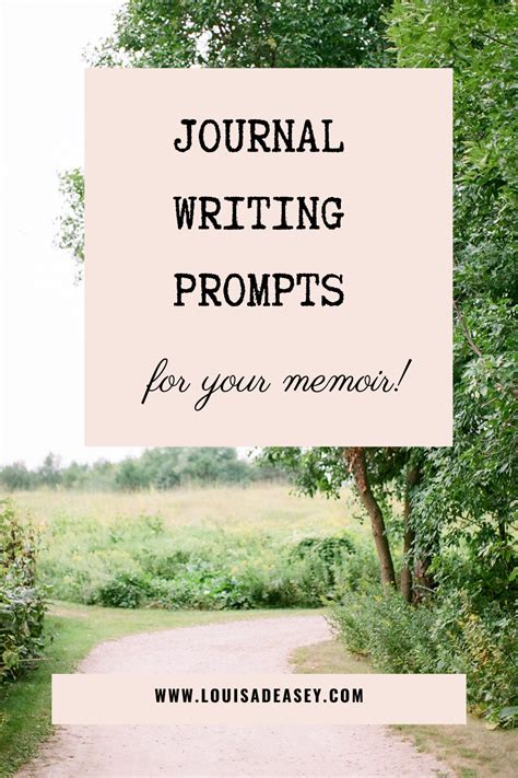 Three memoir journal prompts - Louisa Deasey Author | Journal writing ...